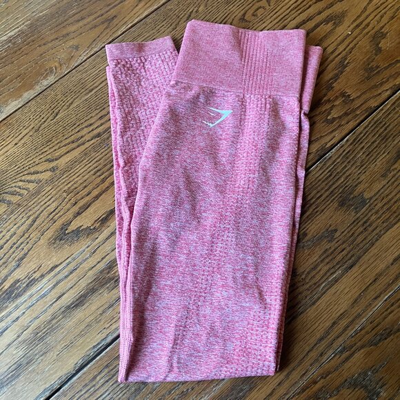 Gymshark Vital Seamless Leggings Pink Size Small - Picture 1 of 5